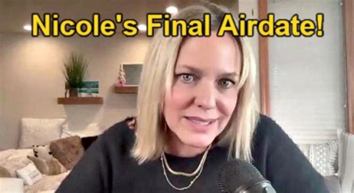 Days of Our Lives Spoilers: Arianne Zucker Reveals Final Airdate – See When Nicole Exits DOOL
