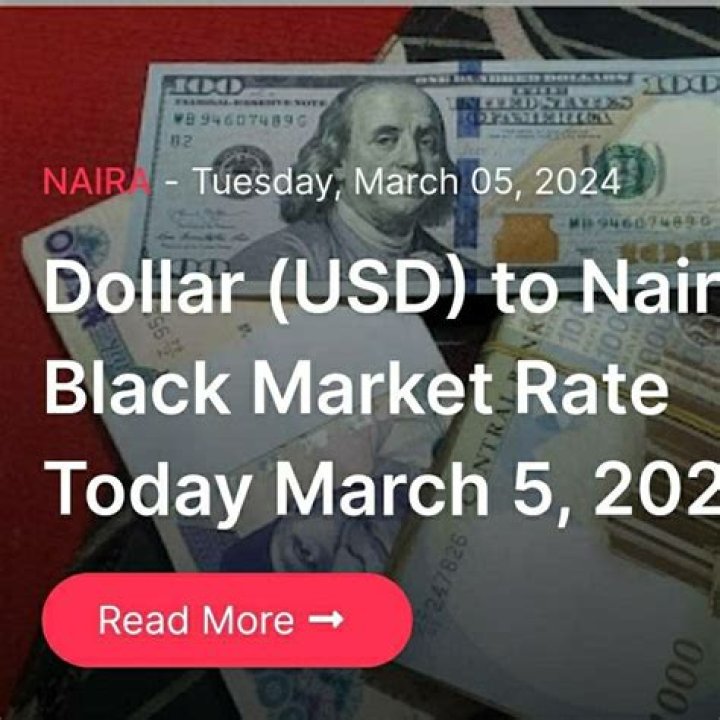 Dollar To Naira Black Market Exchange Rate Today August 21, 2023