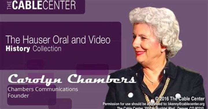 Fame | Carolyn Chambers net worth and salary income estimation Apr, 2024
