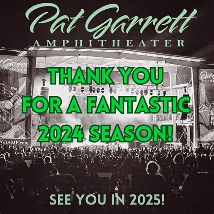 Final Concert Season For Pat Garrett Amphitheater