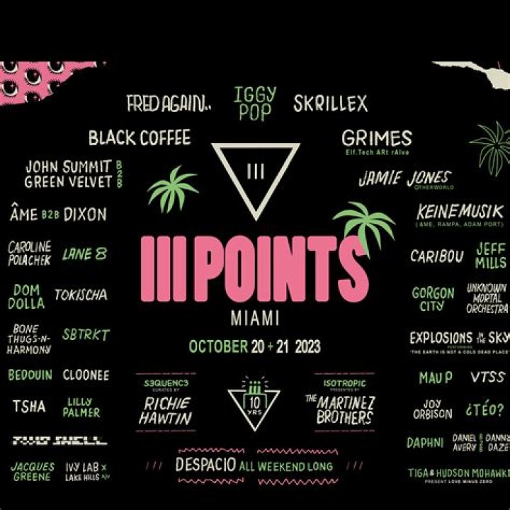 Iggy Pop, Grimes, And Skrillex Lead The Lineup For III Points Festival 2023