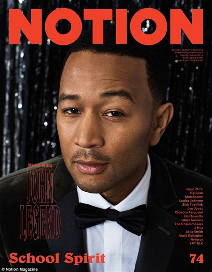 John Legend is Notion Magazine's Prom King