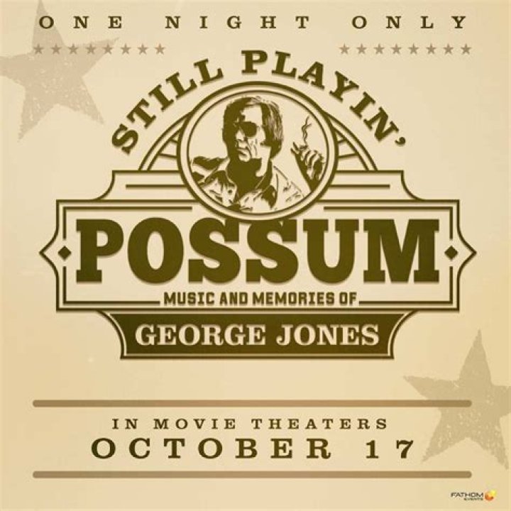 Star-Studded Tribute to George Jones ‘Still Playin’ Possum’ Hits Theaters Nationwide For One Night Only