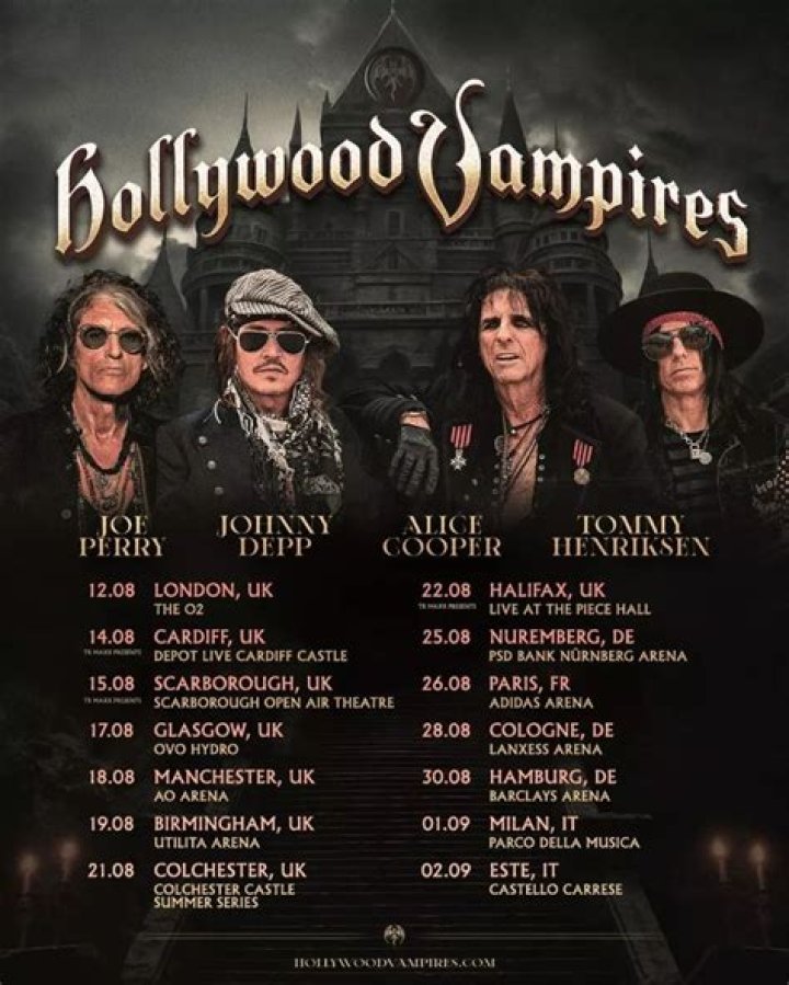 The Hollywood Vampires Postpone U.S. Dates
