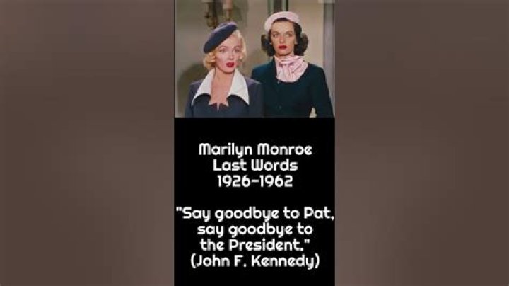 What Were Marilyn Monroe’s Last Words?